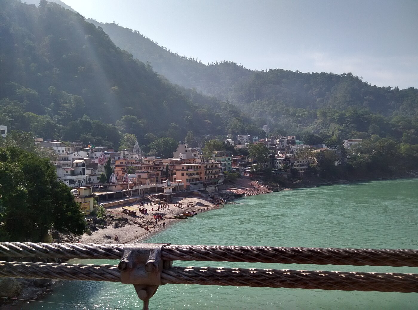 Laxman Jhula and the ghats